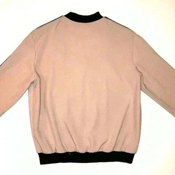Zara Basic Womens Pink  Bomber Jacket Size XS - Picture 5 of 7